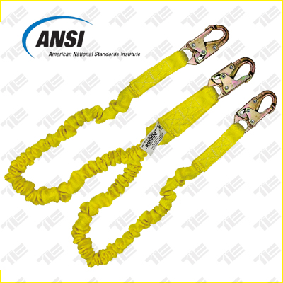 TE6140 SHOCK ABSORBING LANYARD ANSI APPROVED