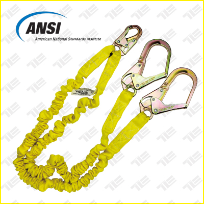 TE6141 SHOCK ABSORBING LANYARD ANSI APPROVED