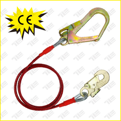 TE6112-2 WIRE ROPE LANYARD /CE APPROVED